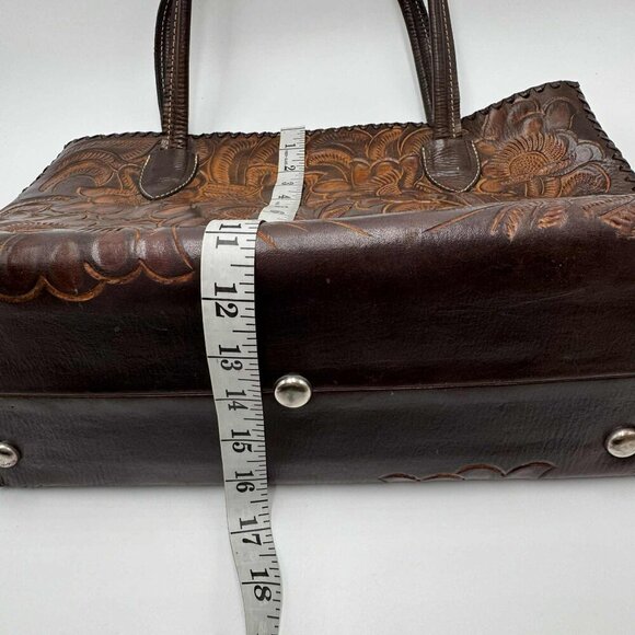 Leather Purse Artisan Brown - Picture 2 of 14